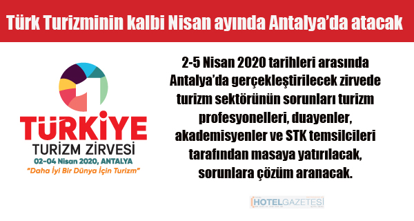 Türk Turizminin kalbi Nisan ayında Antalya’da atacak