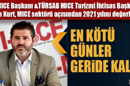 I-MICE Başkanı & TÜRSAB MICE Turizmi İhtisas Başkanı<br>Hüseyin Kurt, MICE sektörü açısından 2021 yılını değerlendirdi: