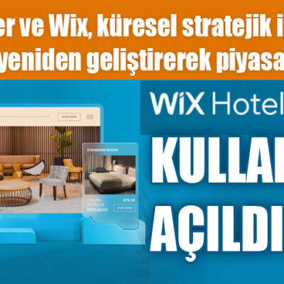 WİX HOTELS BY HOTELRUNNER KULLANIMA AÇILDI