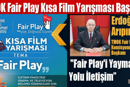 TMOK Fair Play Kısa Film Yarışması Başlıyor