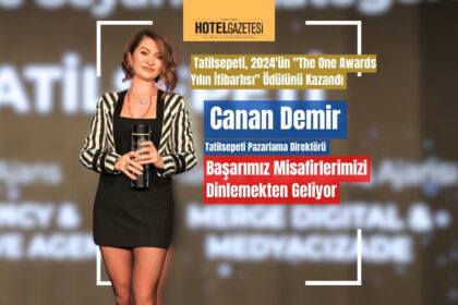 Tatilsepeti, 2024'ün ''The One Awards Yılın İtibarlısı'' Ödülünü Kazandı